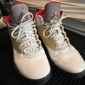 Nike Red and White Sneakers